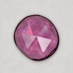 PurpleGarnet freeform rose cut 7.8x7.2mm 1.14cts a pl617