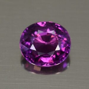 PurpleGarnet oval 7.1x6.2mm 1.41cts pl119c