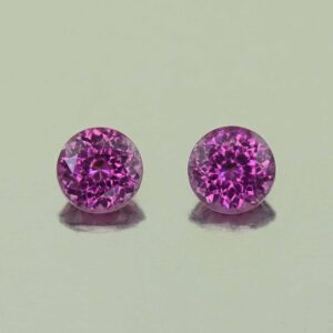 PurpleGarnet round pair 4.0mm 0.66cts N pl850