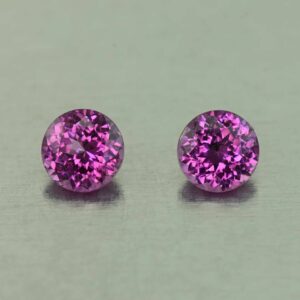PurpleGarnet round pair 4.5mm 0.86cts N pl775 SOLD