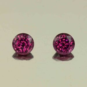 PurpleGarnet round pair 5.0mm 1.37cts N pl980