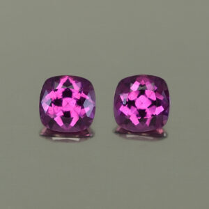 PurpleGarnet sq cush pair 5.7mm 1.52cts N pl658 1 SOLD