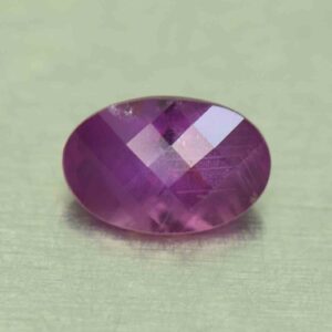 PurpleSapphire ch oval 6.0x4.0mm 0.60cts N sa777