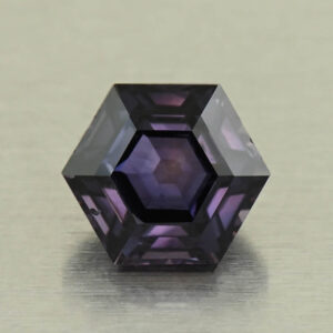 PurpleSapphire hex 6.6x6.5x4.4mm 1.79cts N sa1173