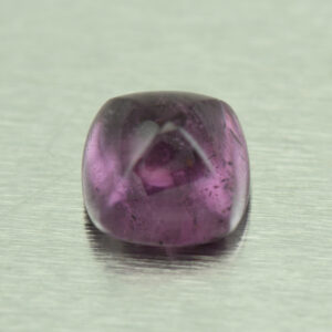 PurpleSpinel sugarloaf sq cush 7.2mm 2.52cts N sp658 a