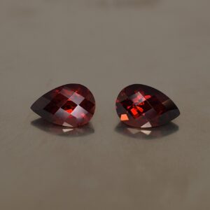 RedGarnet ch pear pair 9.0x6.0mm 3.09cts rg237