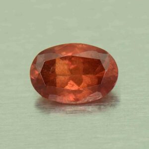 RedOrangeSapphire oval 5.5x3.8mm 0.40cts N sa791