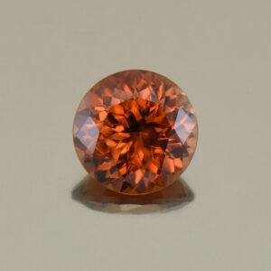 RedOrangeZircon round 6.0mm 1.19cts N zn4845 SOLD