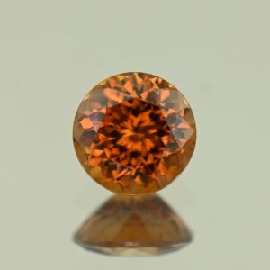 RedOrangeZircon round 6.5mm 1.60cts N zn7730