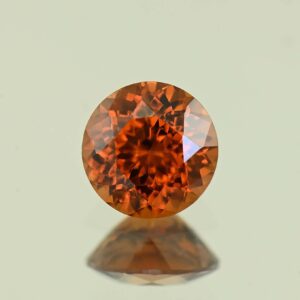RedOrangeZircon round 6.5mm 1.62cts N zn7731