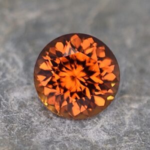 RedOrangeZircon round 7.0mm 2.17cts zn2799 SOLD
