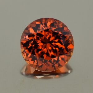 RedOrangeZircon round 9.5mm 4.57cts N zn913 SOLD