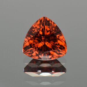 RedOrangeZircon trill 12.0mm 8.41cts zn3195