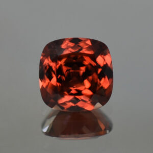 RedZircon sq cush 8.1mm 3.12cts N zn2163 crop SOLD