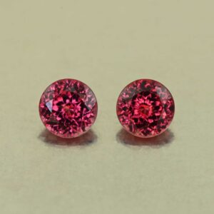 Rhodolite round pair 4.5mm 0.92cts N rh716 SOLD