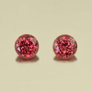 Rhodolite round pair 5.5mm 1.56cts N rh538