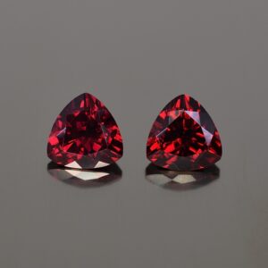 Rhodolite trill pair 9.1mm 6.66cts rh324