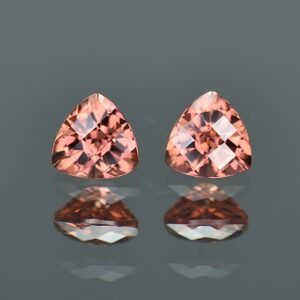 RoseZircon ch trill pair 5.5mm 1.86cts zn2487