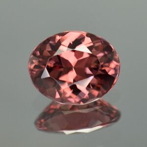 RoseZircon oval 11.1x8.8mm 4.58cts zn3120 SOLD