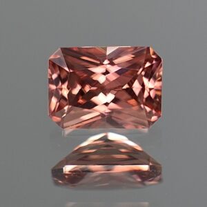 RoseZircon radiant 7.7x5.6mm 1.95cts zn2502