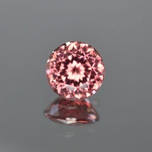 RoseZircon round 10.3mm 6.42cts H zn2024 SOLD