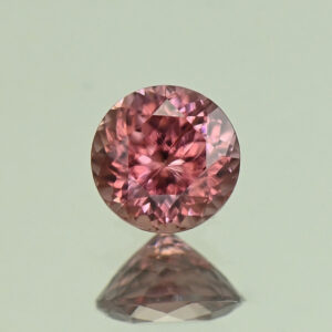 RoseZircon round 6.0mm 1.26cts H zn7274