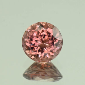 RoseZircon round 8.8mm 4.02cts H zn7282