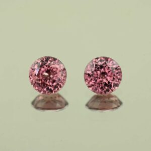 RoseZircon round pair 6.3mm 2.88cts H zn7684 scaled 1