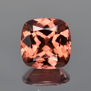 RoseZircon sq cush 12.2x12.0mm 9.86cts zn568 SOLD