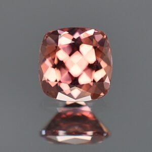 RoseZircon sq cush 6.3mm 1.67cts zn2424 SOLD