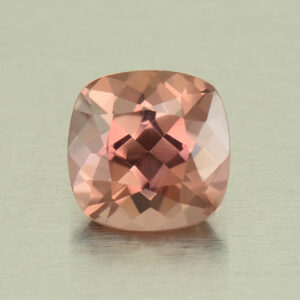 RoseZircon sq cush 8.0mm 3.48cts H zn5482