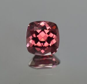 RoseZircon sq cush 8.0mm 3.59cts H zn1875 SOLD