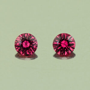 Ruby round pair 3.0mm 0.27cts H ru142