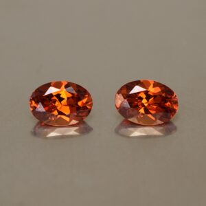Spessartite oval pair 7.1x5.1mm 2.00cts sg119 SOLD