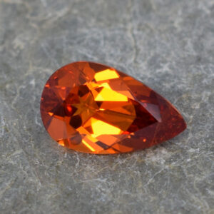 Spessartite pear 10.3x6.3mm 1.92cts N b sg132 crop SOLD