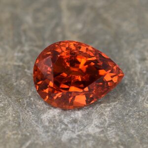 Spessartite pear 14.0x10.7mm 9.82cts b sg103 SOLD