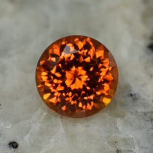 Spessartite round 6.0mm 1.20cts N sg126 crop SOLD