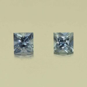 TealSapphire princess pair 4.0mm 0.85cts N sa635