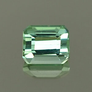TealTourmaline eme cut 6.0x5.0mm 1.09cts N tm1340