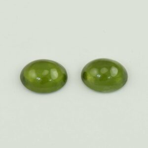 Vesuvianite oval cab pair 15.4x12.0mm 21.03cts N vs102 a scaled 1 SOLD