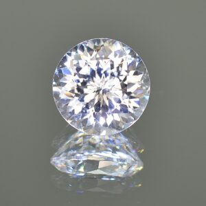 WhiteZircon round 13.8mm 15.52cts zn535 SOLD