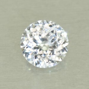 WhiteZircon round 7.0mm 1.66cts H zn5655