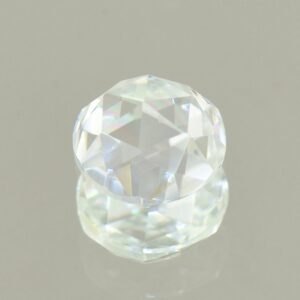 WhiteZircon round rosecut 6.5mm 1.41cts H zn5670 a