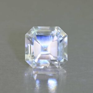 WhiteZircon sq eme cut 8.5mm 4.97cts H zn7051 SOLD