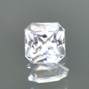 WhiteZircon sq rad 8.0mm 3.04cts H zn3006 crop SOLD