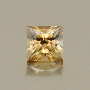 YellowOrangeZircon princess 4.0mm 0.54cts N zn4862