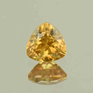 YellowOrangeZircon trill 6.0mm 1.22cts N zn6644