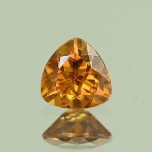 YellowOrangeZircon trill 6.2mm 1.23cts N zn7218