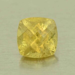 YellowSapphire ch sq cush 5.0mm 0.83cts N sa798