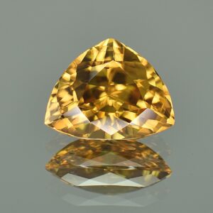 YellowZircon drop trill 16.0x13.0mm 13.20cts zn420